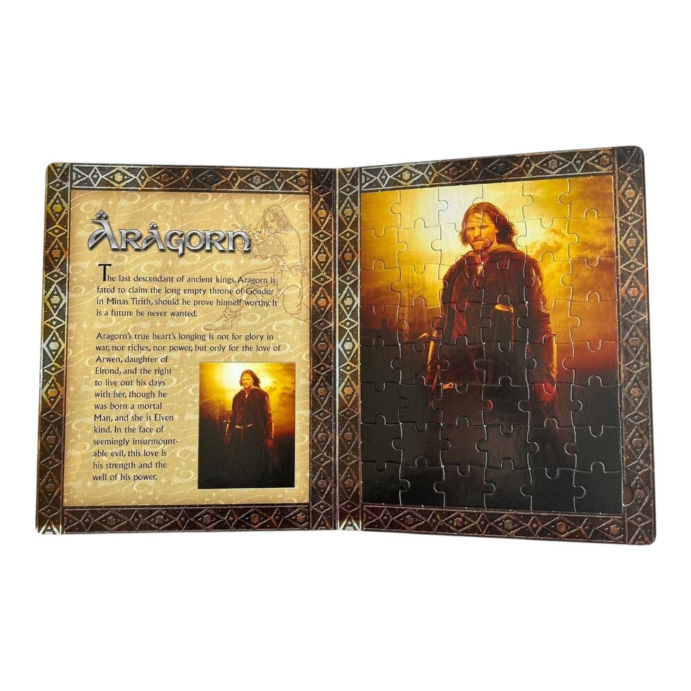 Lord of the Rings Bundle ROTK Jigsaw Book + The Two Towers DVD + ROTK DVD - Picture 4 of 9